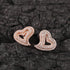 Hollow Heart Stud Earrings