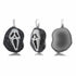 Iced Black Skull Pendant chain
