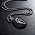 Iced Black Skull Pendant chain