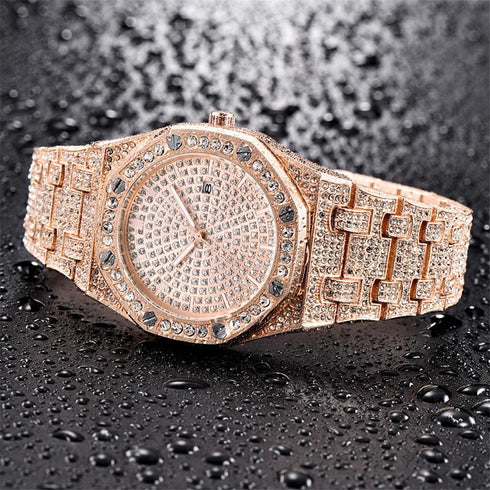 Iced Bust Down Cali Watch
