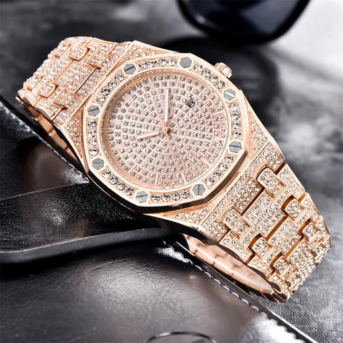 Iced Bust Down Cali Watch