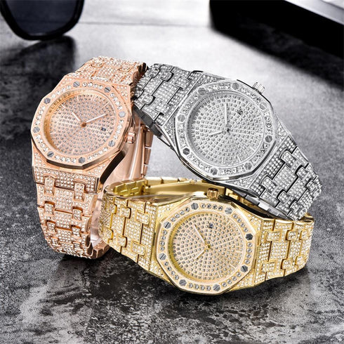 Iced Bust Down Cali Watch