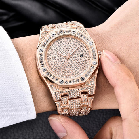 Iced Bust Down Cali Watch