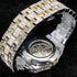 Iced Men's Mechanical Baguette Watch