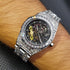 Iced Men's Mechanical Baguette Watch