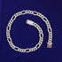 Iced Out 18K Gold Figaro Diamond Cuban Chain