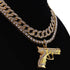 Iced Out 2Pac Cuban + Tennis Chain Bundle