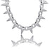 Iced Out Babe Rivet Spike Necklace