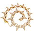 Iced Out Babe Rivet Spike Necklace