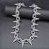 Iced Out Babe Rivet Spike Necklace