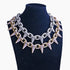 Iced Out Babe Rivet Spike Necklace