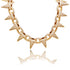 Iced Out Babe Rivet Spike Necklace
