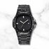 Iced Out Black Baguette Watch