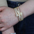 Iced Out Baguette Cuff Bracelet