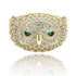Iced Out Boss Owl Ring