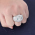 Iced Out Boss Owl Ring
