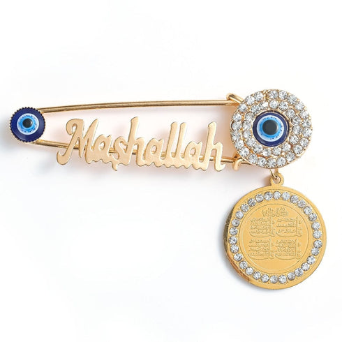 Iced Out Islam Baby Pin Brooch