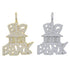 Iced Out Micropave "Big Bank" Pendant Chain