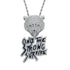 Iced Out Tiger "Only The Strong Survive" Pendant Chain