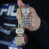 Iced Out Tiger "Only The Strong Survive" Pendant Chain