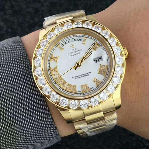Iced Presidential Watch