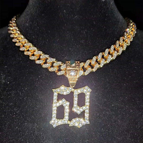 Iced Tekashi 6ix9ine Inspired Pendant Chain