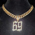 Iced Tekashi 6ix9ine Inspired Pendant Chain