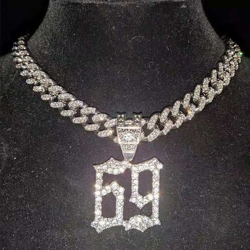 Iced Tekashi 6ix9ine Inspired Pendant Chain