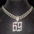 Iced Tekashi 6ix9ine Inspired Pendant Chain