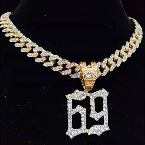 Iced Tekashi 6ix9ine Inspired Pendant Chain
