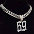 Iced Tekashi 6ix9ine Inspired Pendant Chain