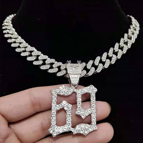 Iced Tekashi 6ix9ine Inspired Pendant Chain