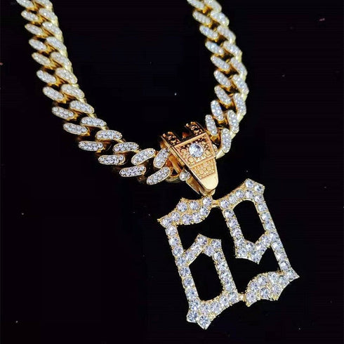 Iced Tekashi 6ix9ine Inspired Pendant Chain