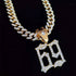 Iced Tekashi 6ix9ine Inspired Pendant Chain