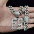 Iced Tekashi 6ix9ine Inspired Pendant Chain