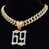 Iced Tekashi 6ix9ine Inspired Pendant Chain