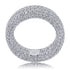 Iceman 925 Sterling Silver Fully Iced Ring