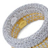 Iceman 925 Sterling Silver Fully Iced Ring