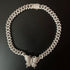 Icy Cuban Butterfly Choker Necklace + FREE butterfly bracelet