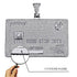 Icy Custom Credit Card Name Pendant Chain