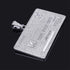 Icy Custom Credit Card Name Pendant Chain