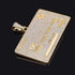 Icy Custom Credit Card Name Pendant Chain