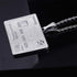 Icy Custom Credit Card Name Pendant Chain