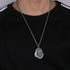 Icy Da Blue Face Benjamin Pendant Chain