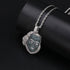 Icy Da Blue Face Benjamin Pendant Chain