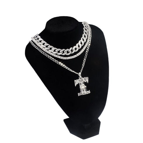 Icy Death Row Records Pendant Chain Bundle
