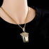 Icy Fries Bling Pendant Necklace