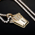 Icy Fries Bling Pendant Necklace