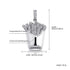 Icy Fries Bling Pendant Necklace