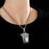 Icy Fries Bling Pendant Necklace